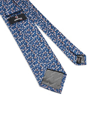 Blue Floral Tie