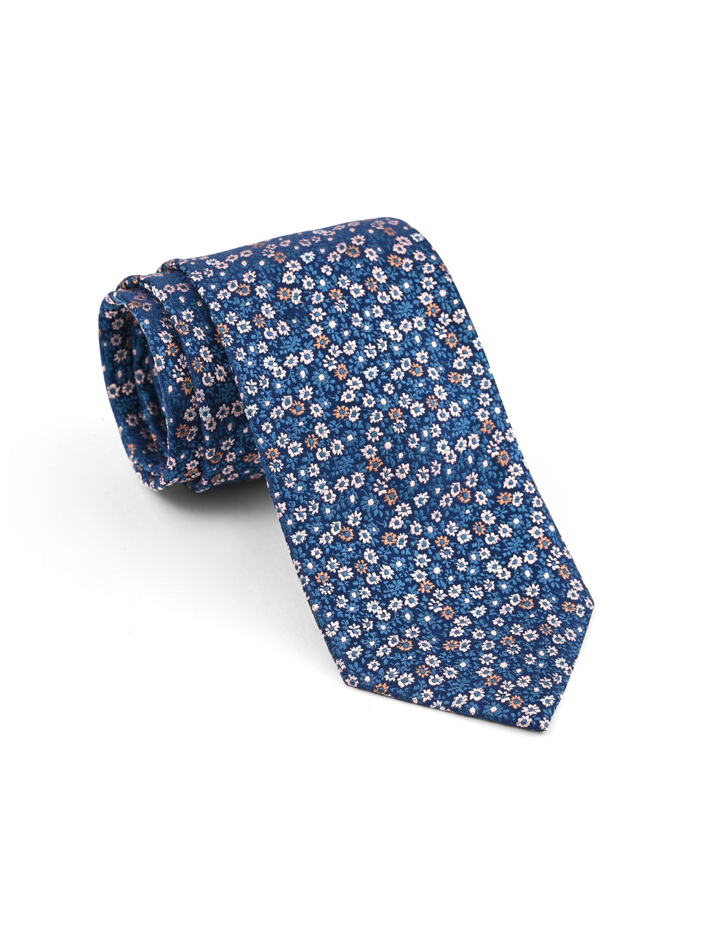 Blue Floral Tie