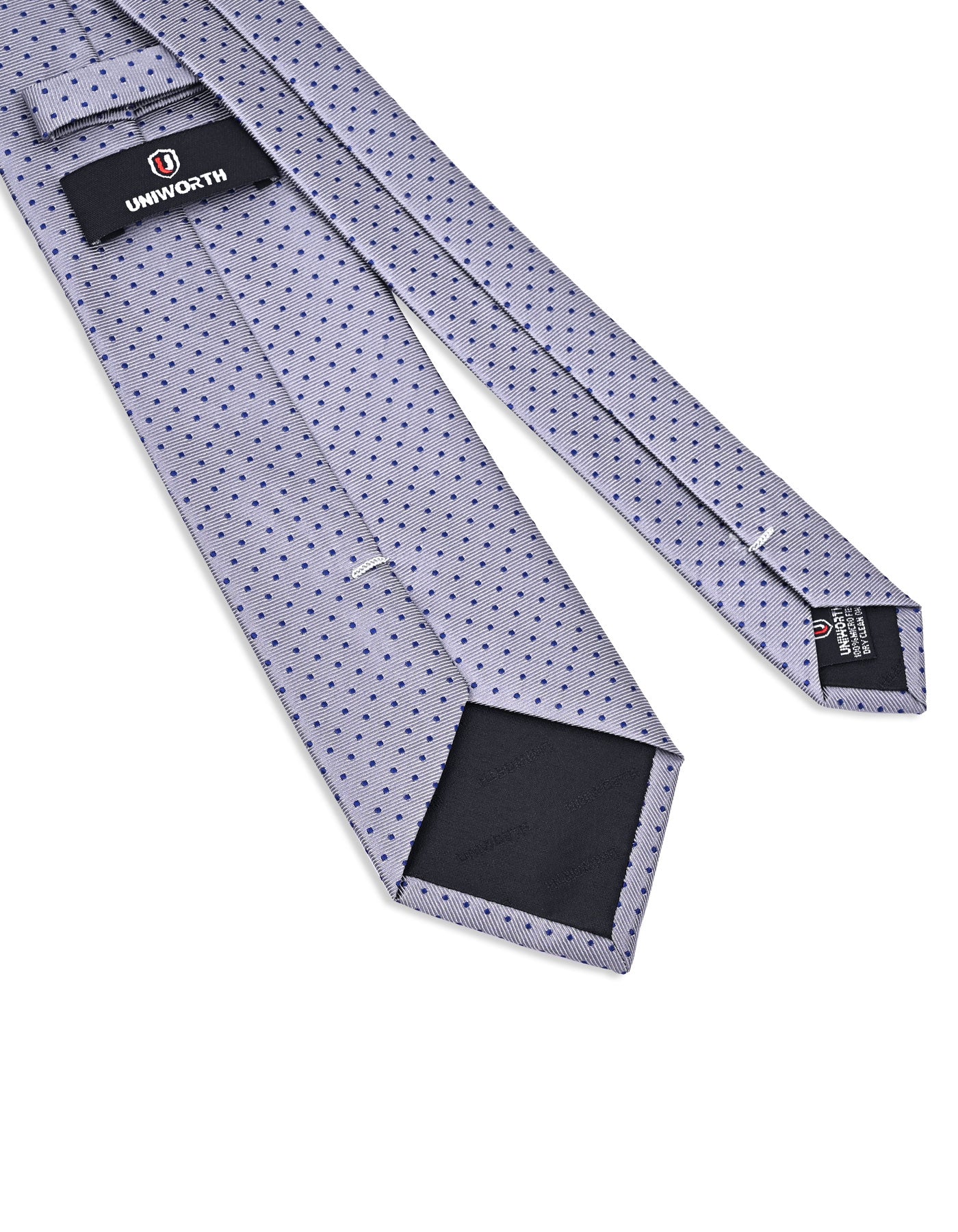 Grey Dotted Tie