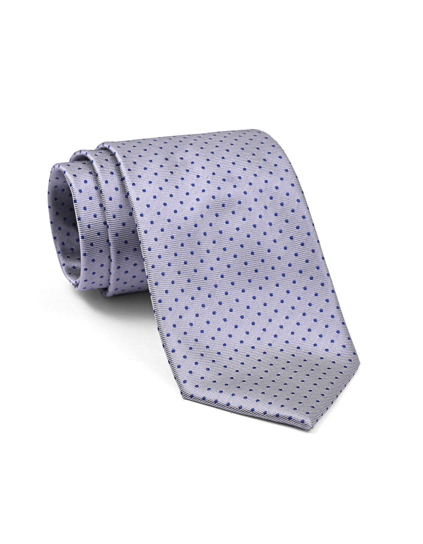 Grey Dotted Tie