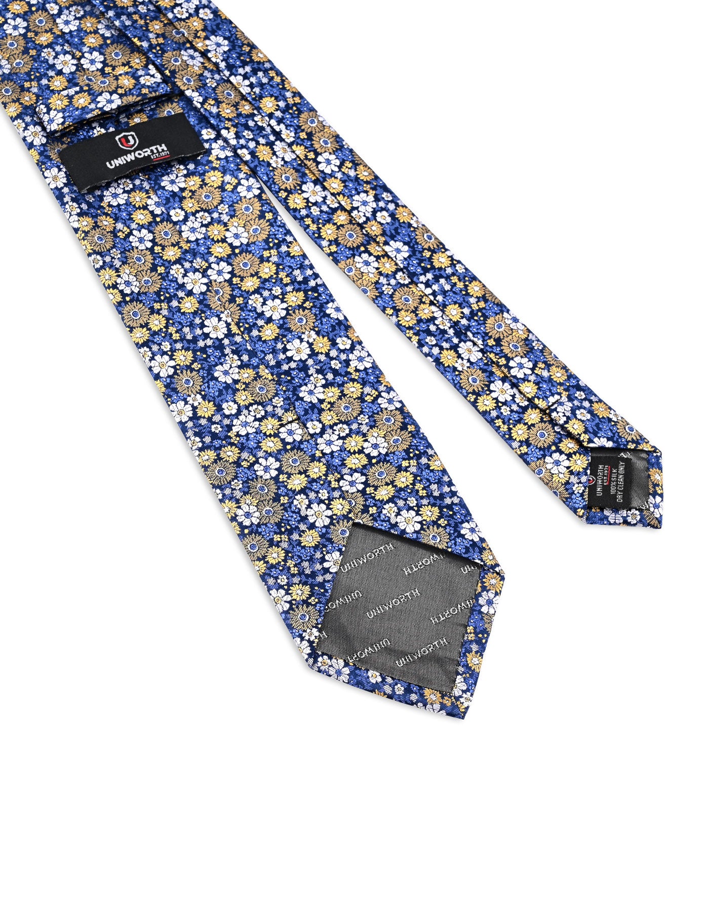 Blue Floral Tie
