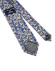 Blue Floral Tie