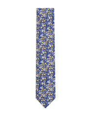 Blue Floral Tie
