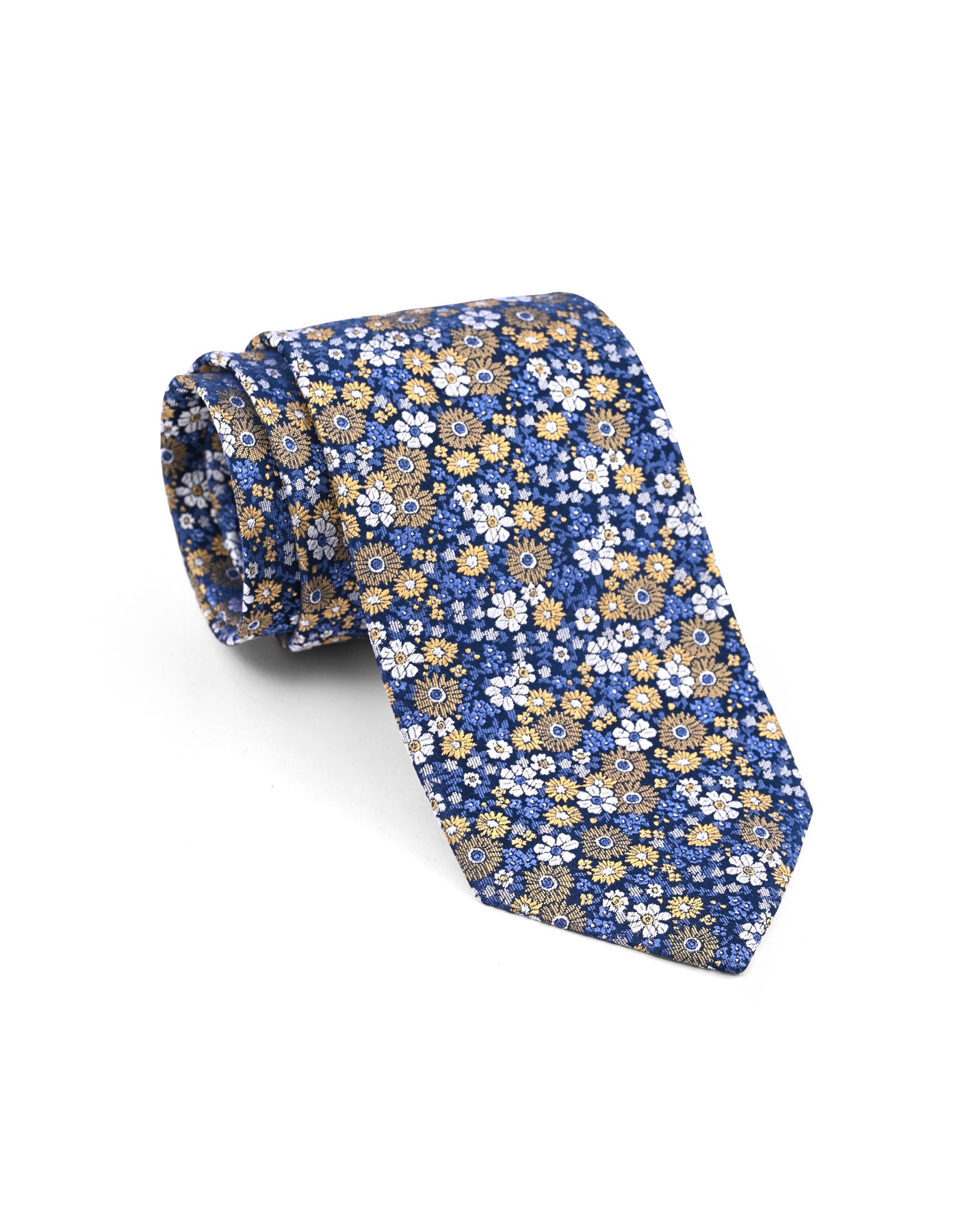 Blue Floral Tie
