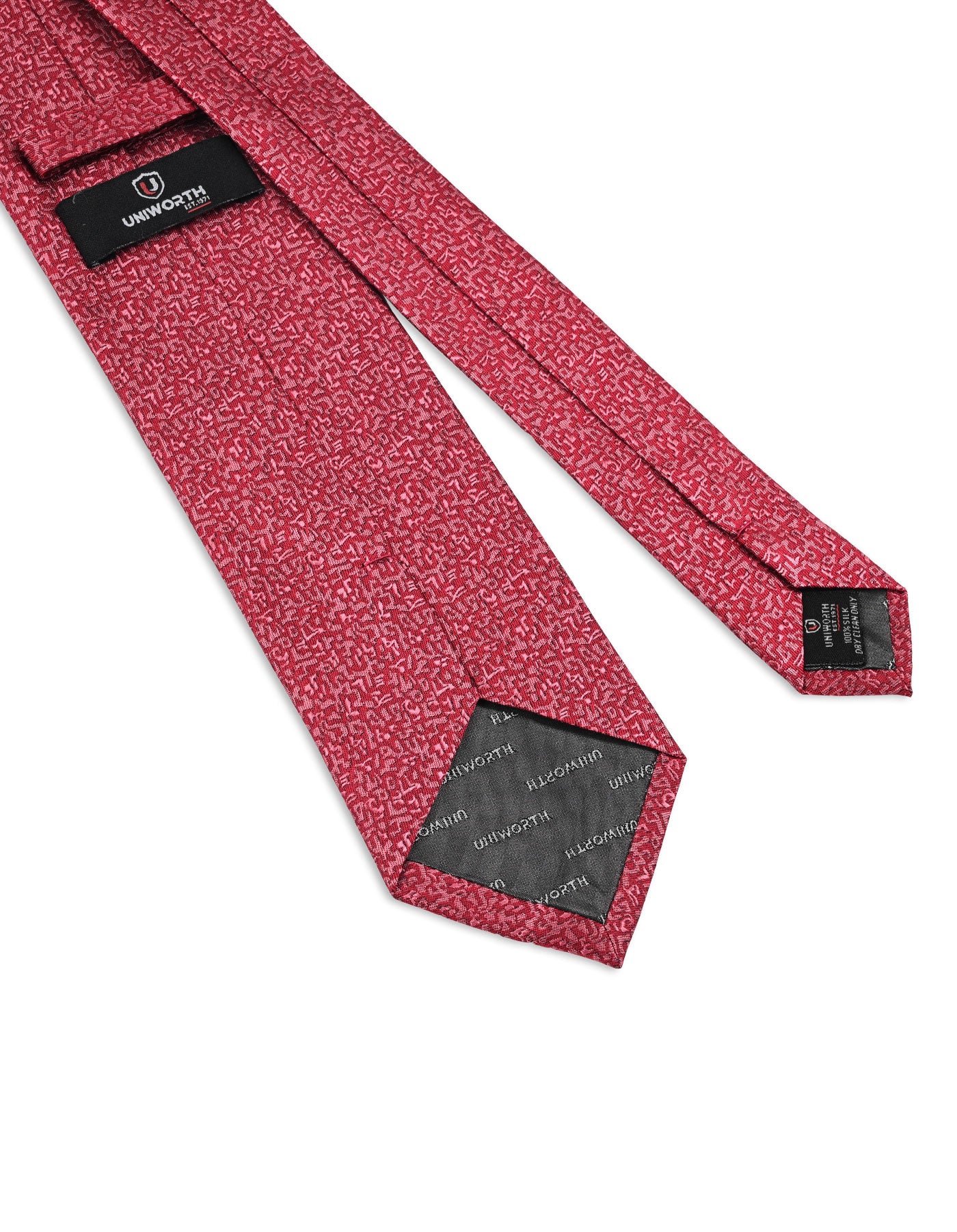 Red Texture Tie