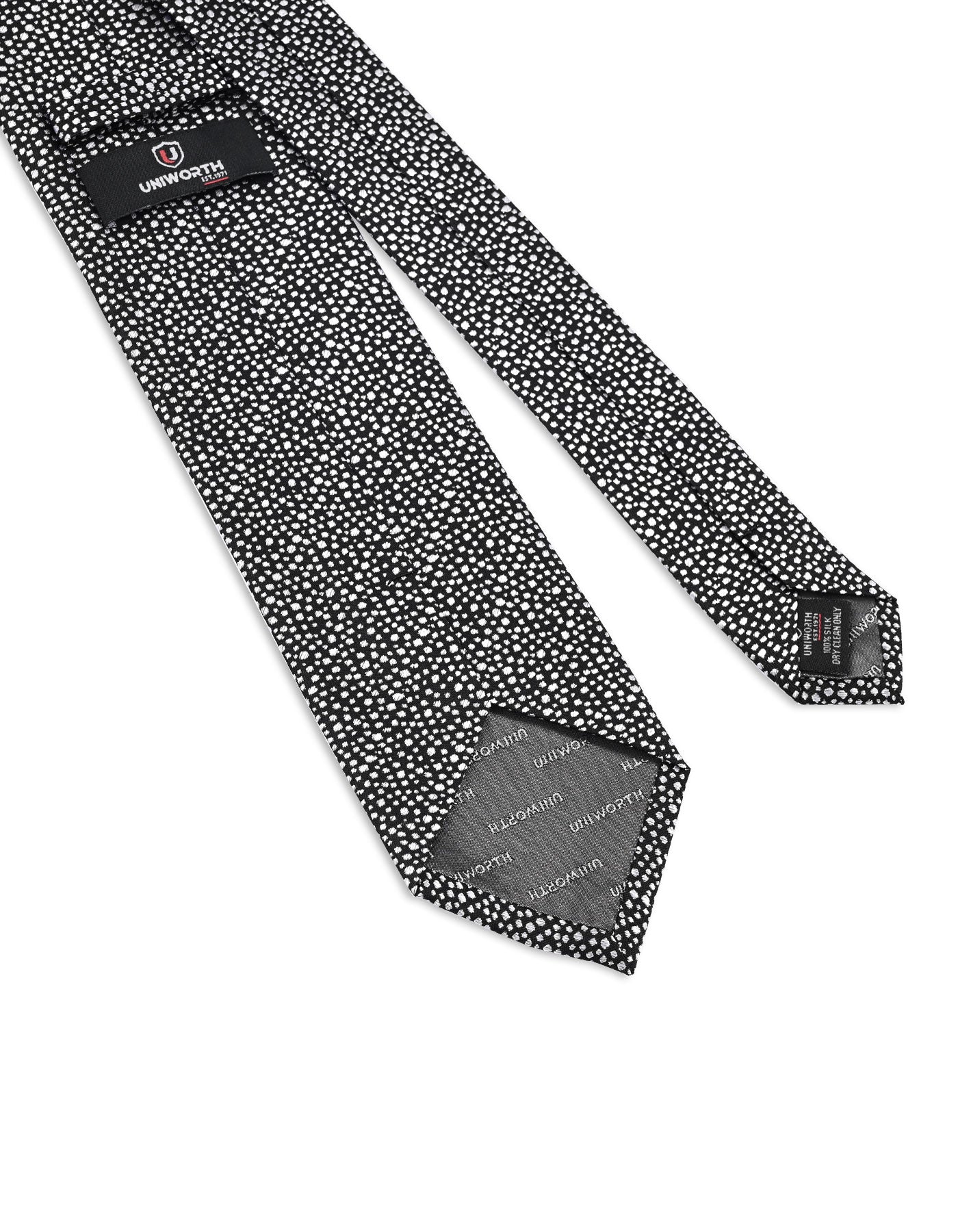 Black Texture Tie