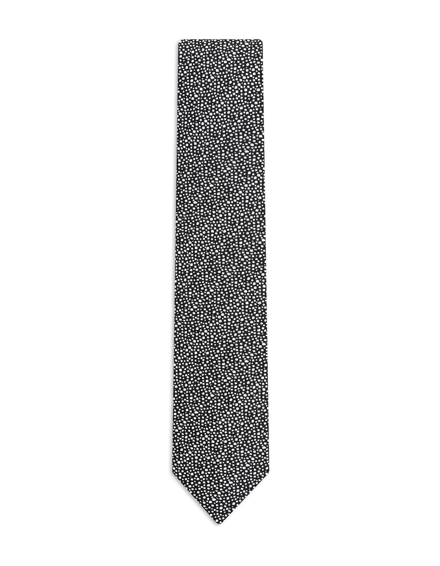 Black Texture Tie