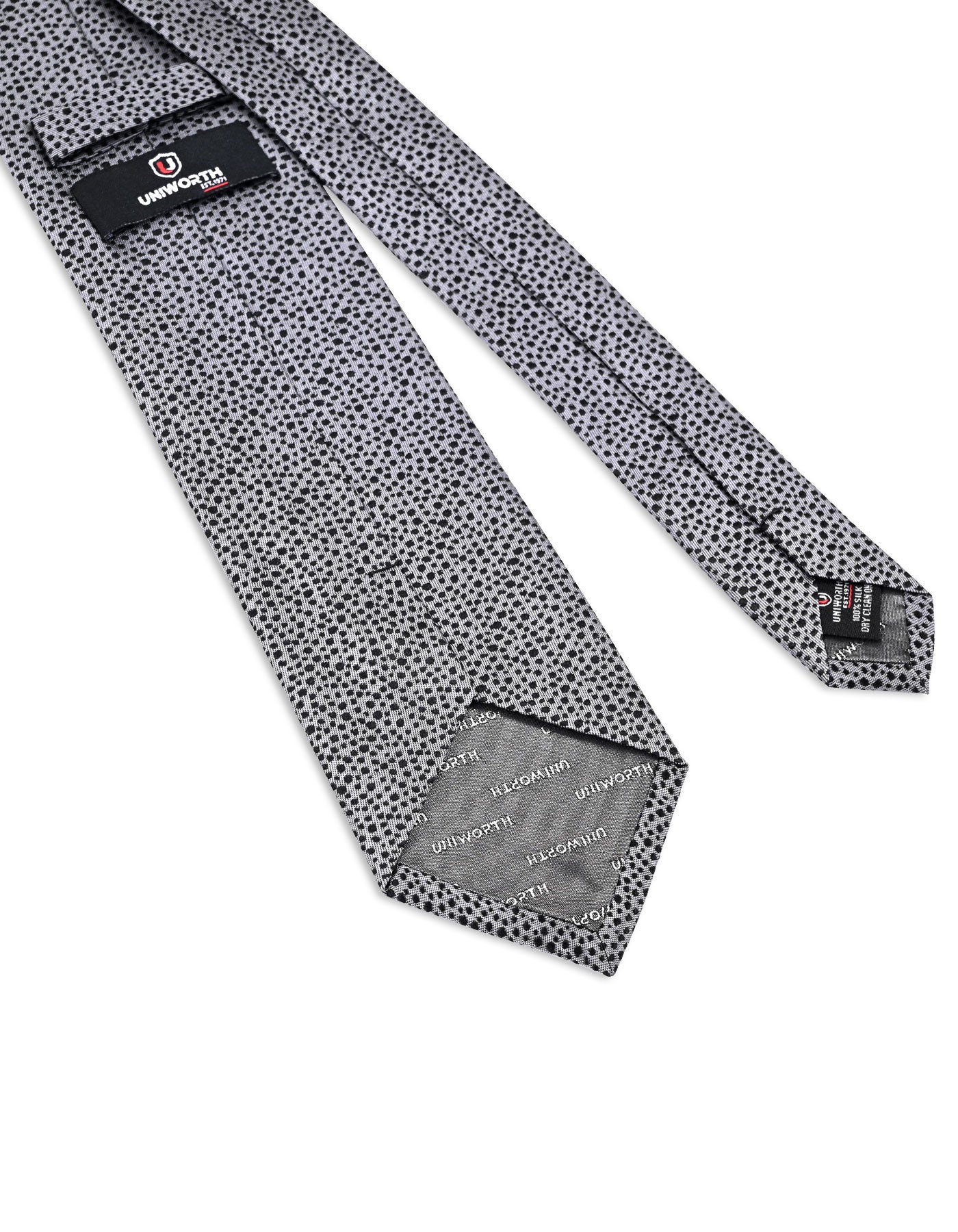 Grey Texture Tie