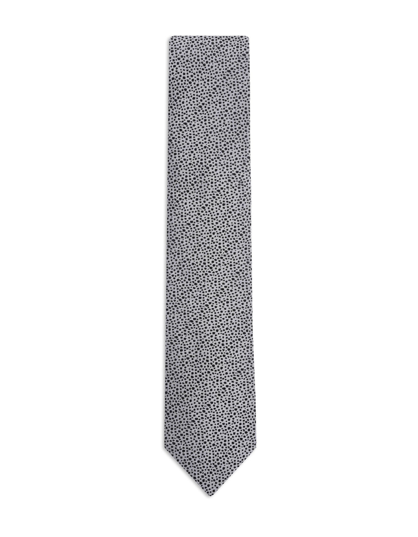 Grey Texture Tie