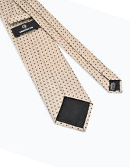 Beige Dotted Tie