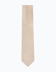 Beige Dotted Tie