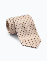 Beige Dotted Tie
