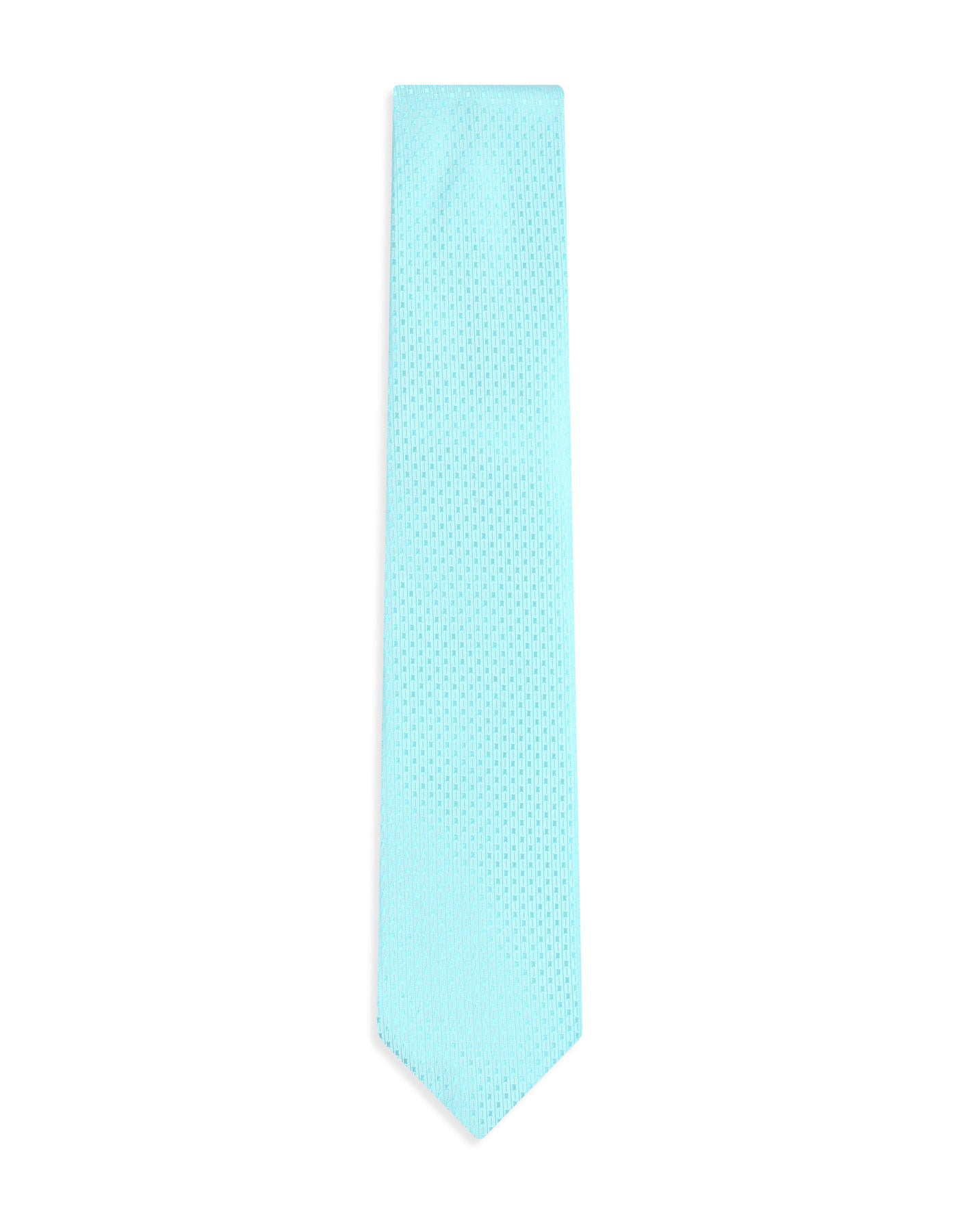 Teal Geometric Tie