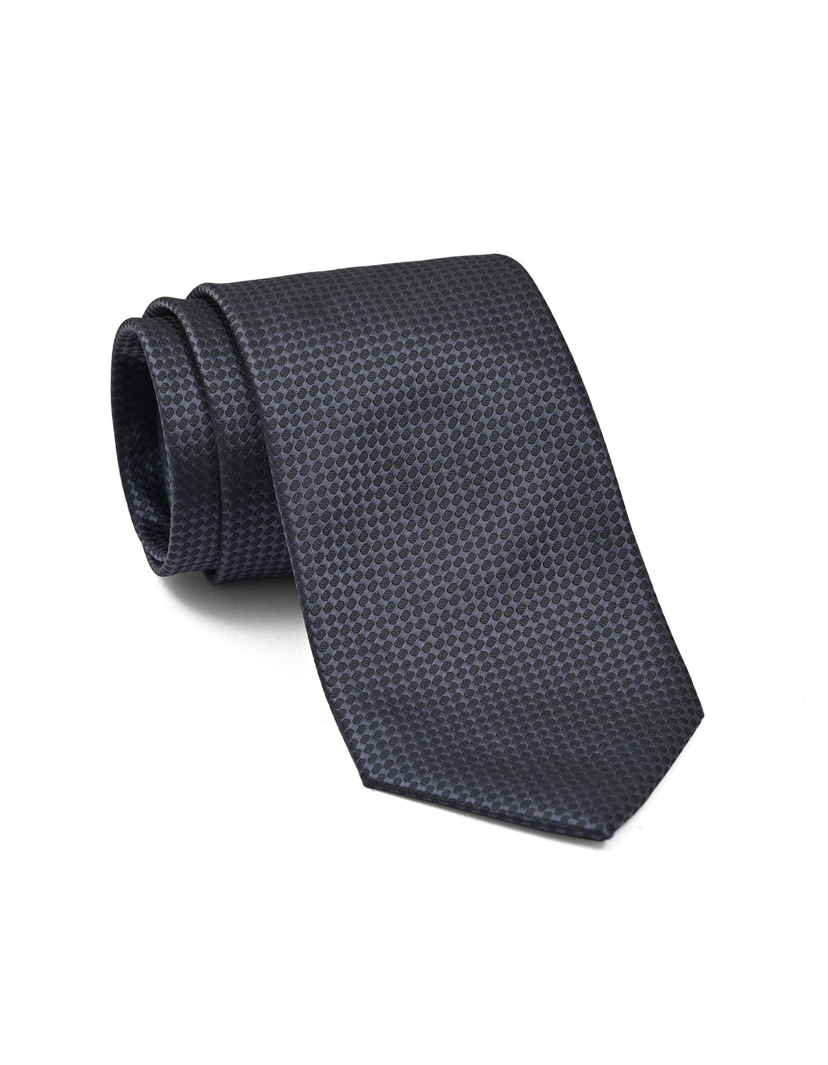 Charcoal Geometric Tie