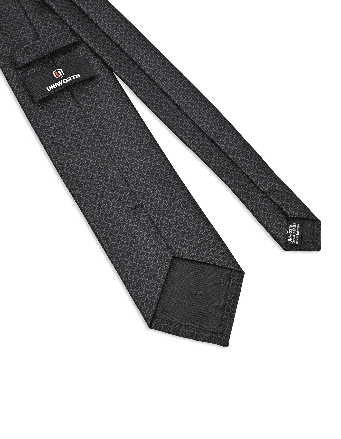 Black Geometric Tie