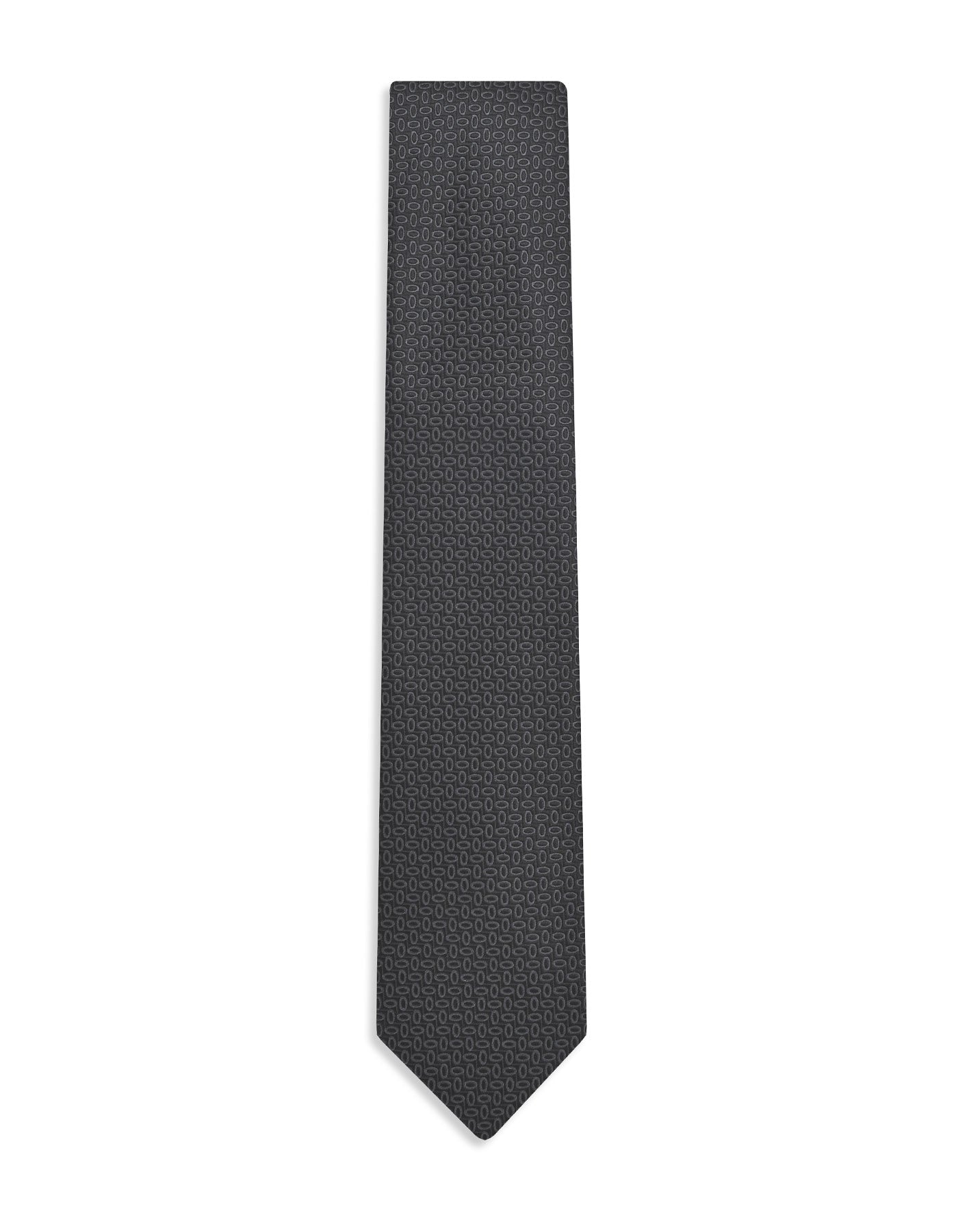 Black Geometric Tie