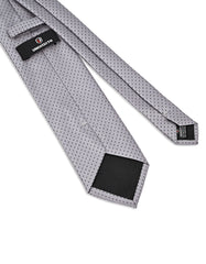 Grey Dotted Tie