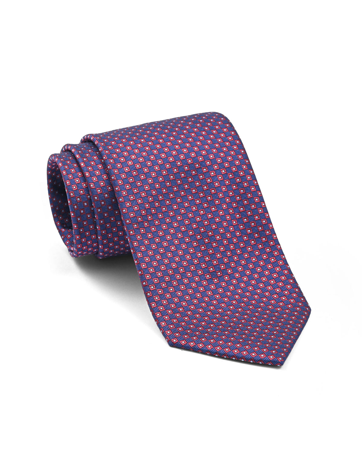 Navy Geometric Tie