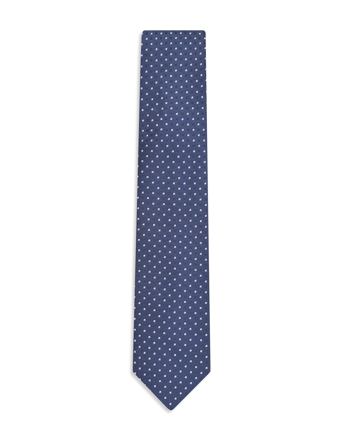 Navy Patterned Tie