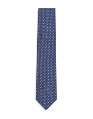 Navy Patterned Tie