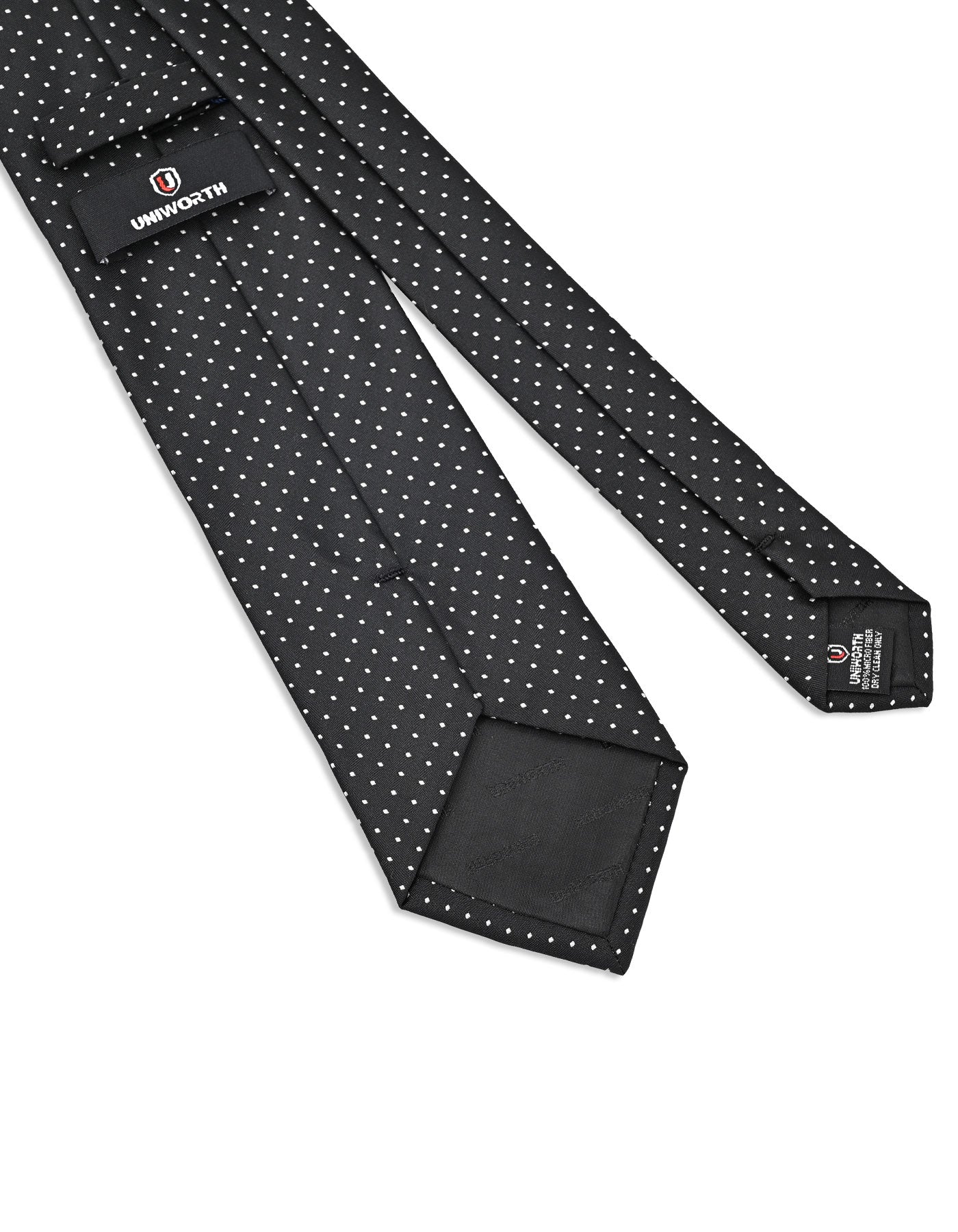 Black Dotted Tie