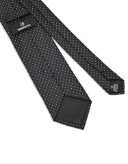 Black Dotted Tie