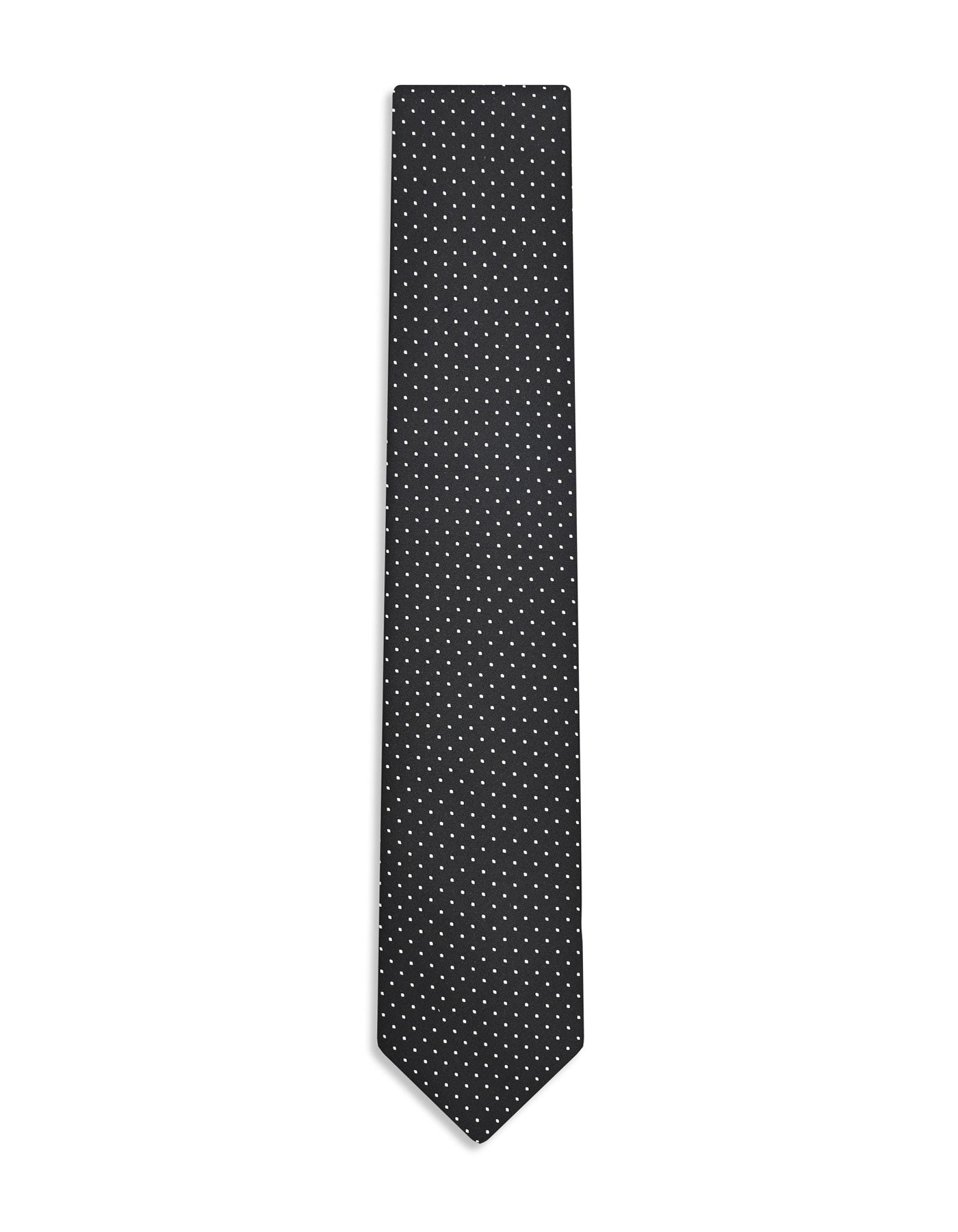 Black Dotted Tie