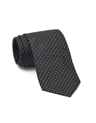 Black Dotted Tie