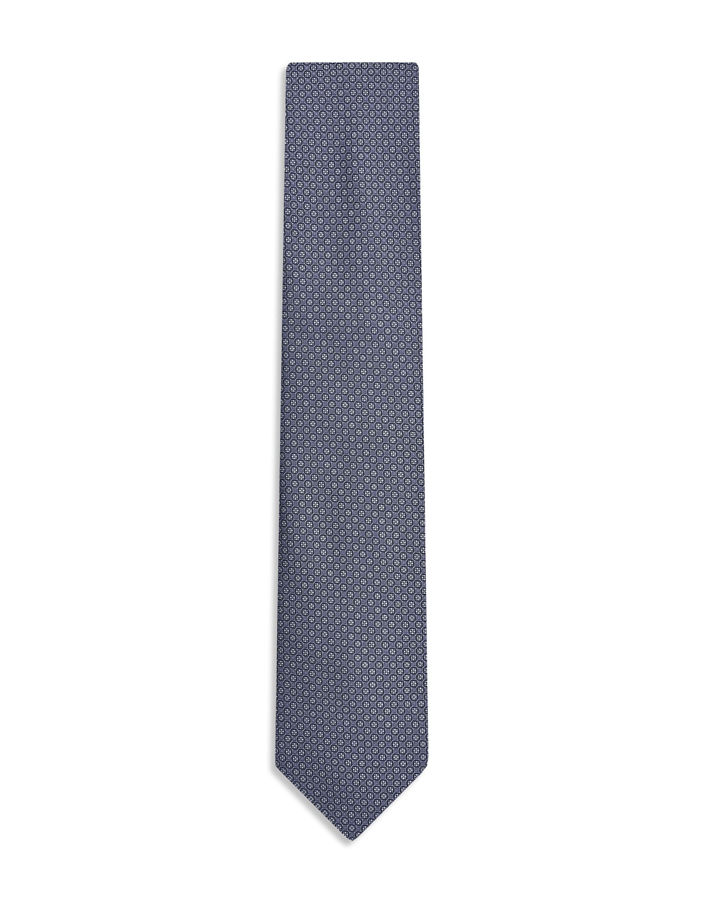Charcoal Geometric Tie