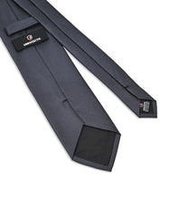 D Grey Geometric Tie