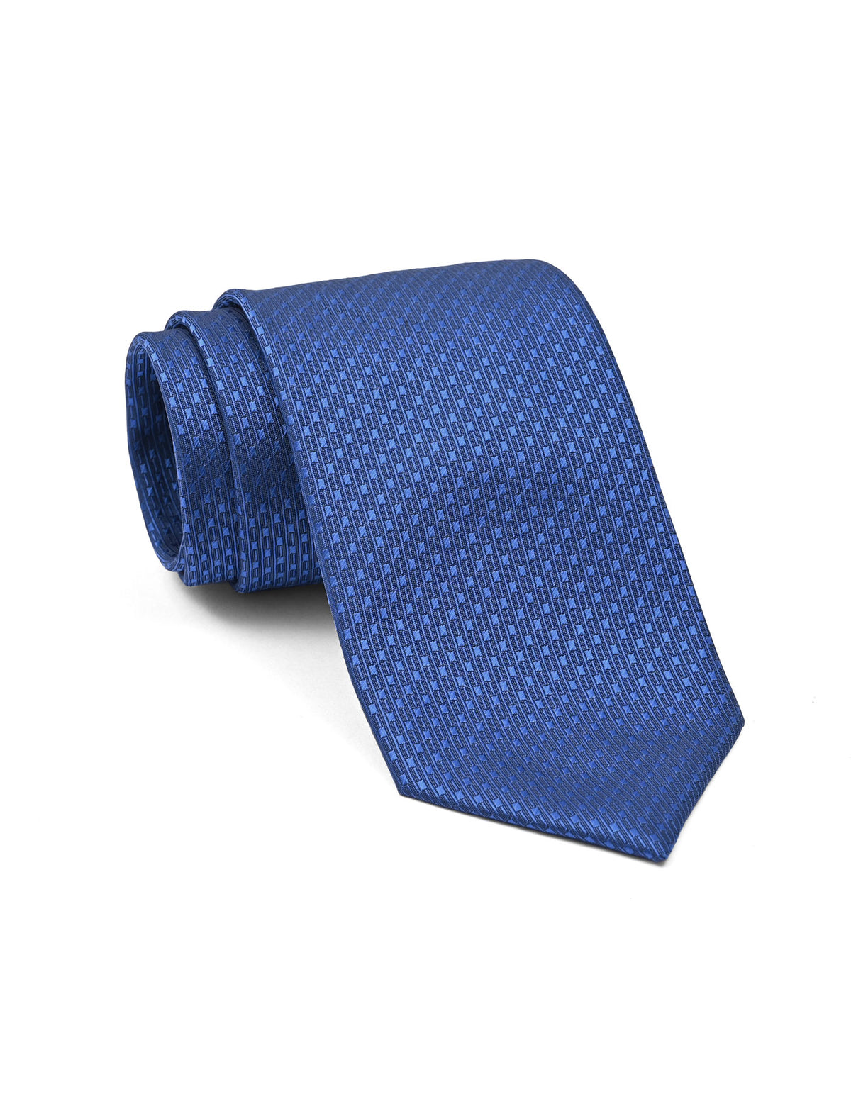Royal Blue Geometric Tie