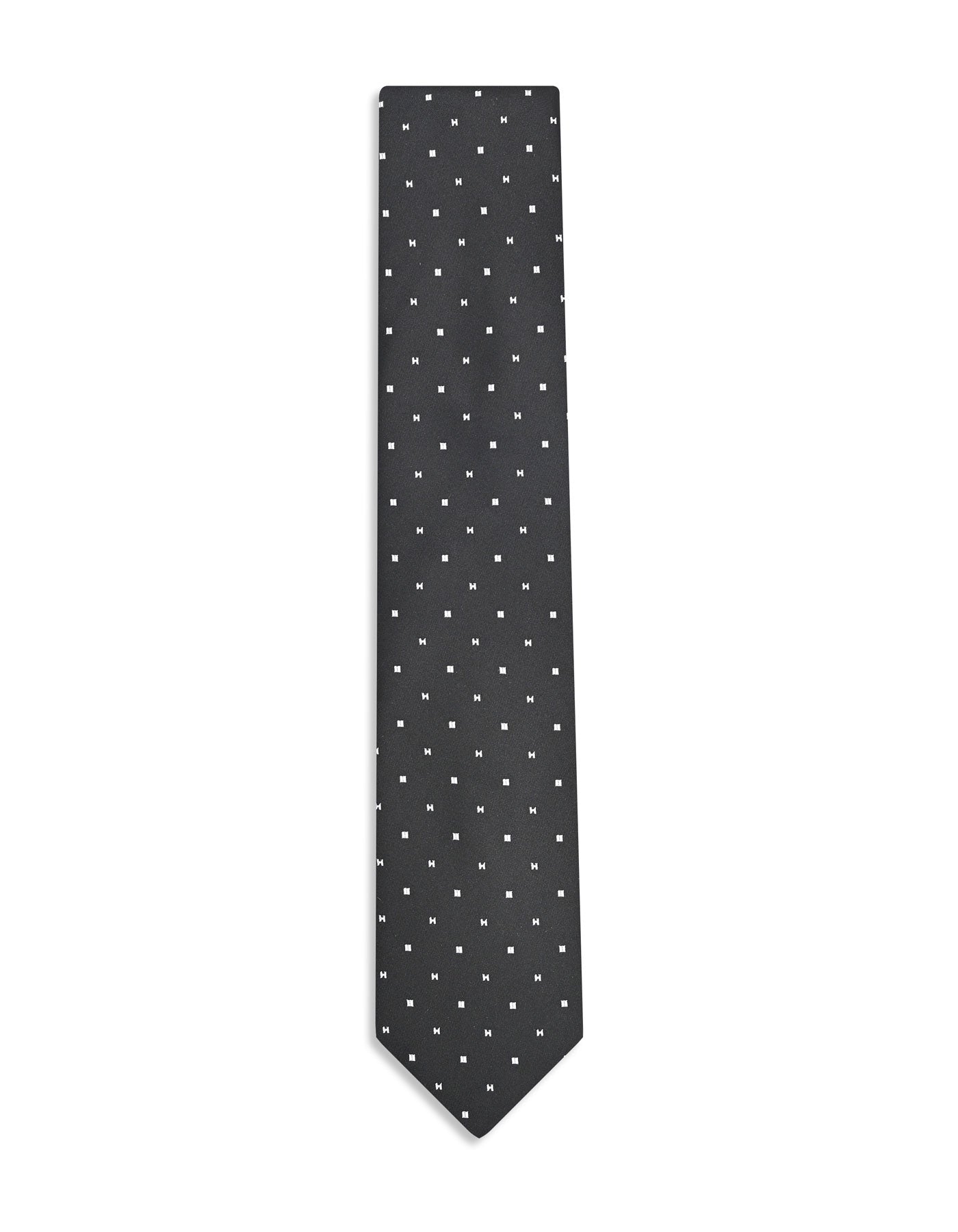 Black Geometric Tie