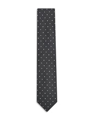 Black Geometric Tie