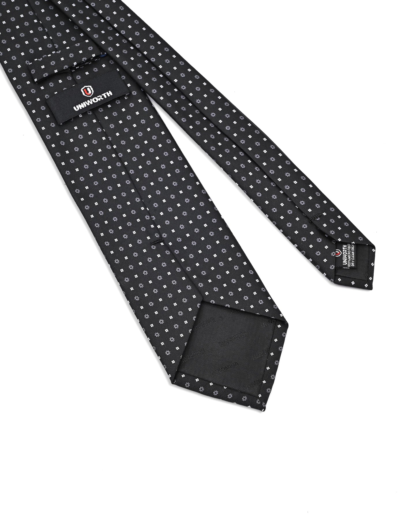 Black Geometric Tie