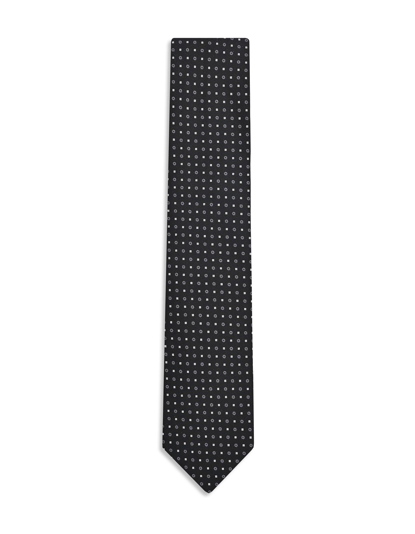 Black Geometric Tie