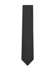 Black Geometric Tie