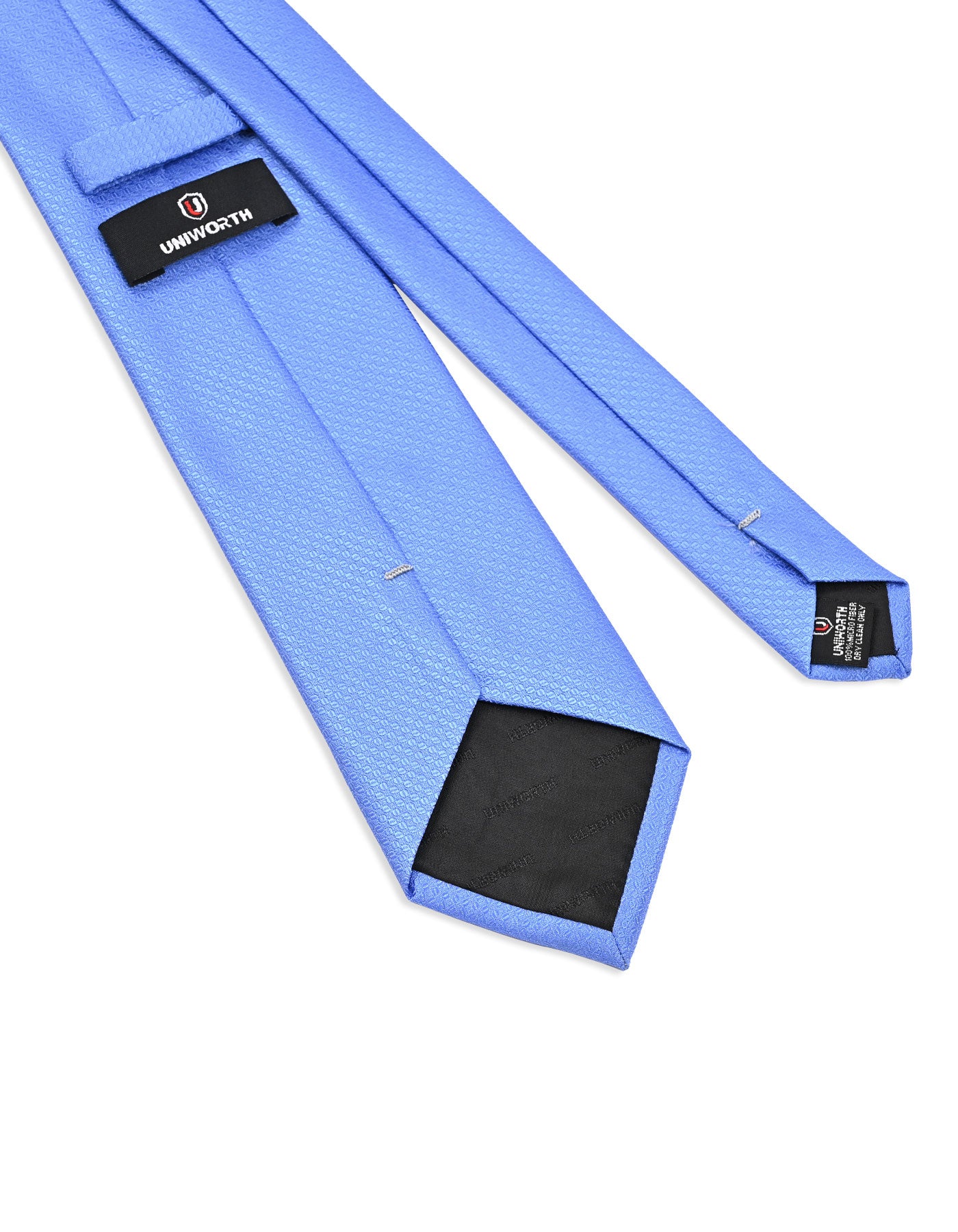 L Blue Geometric Tie