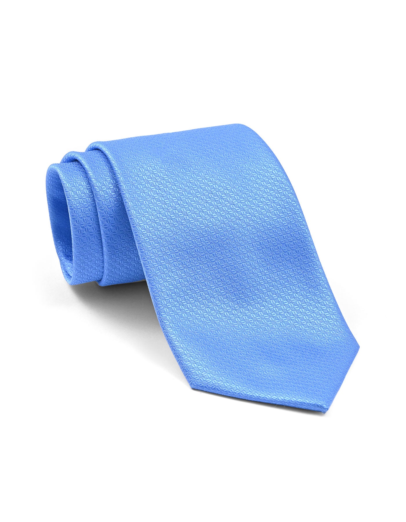 L Blue Geometric Tie