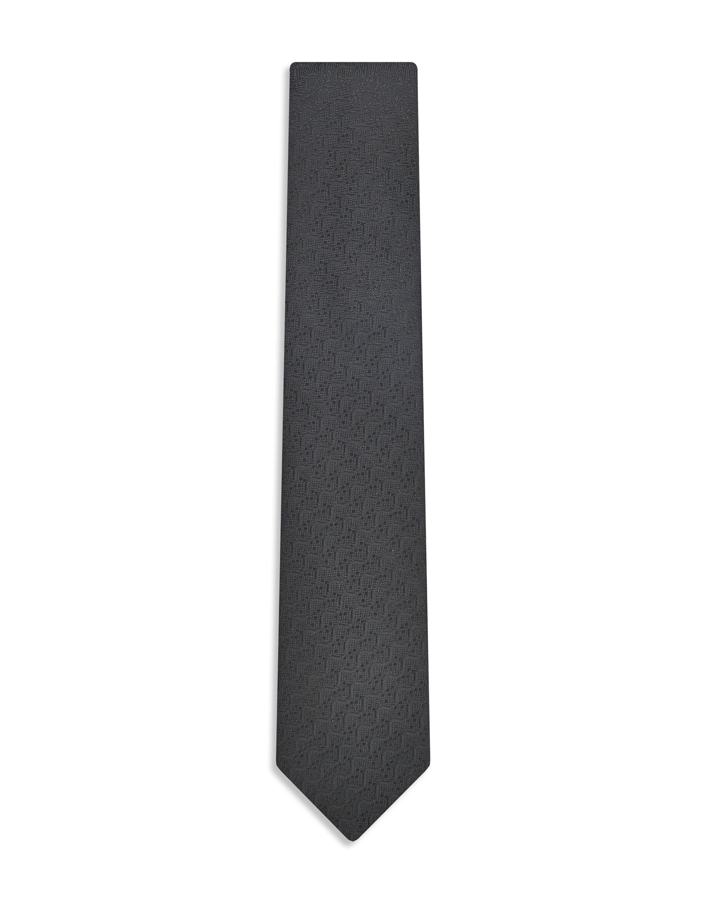 Black Geometric Tie