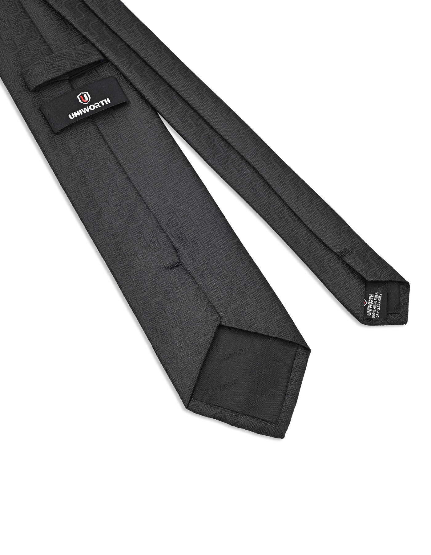Black Geometric Tie