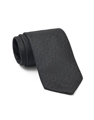 Black Geometric Tie