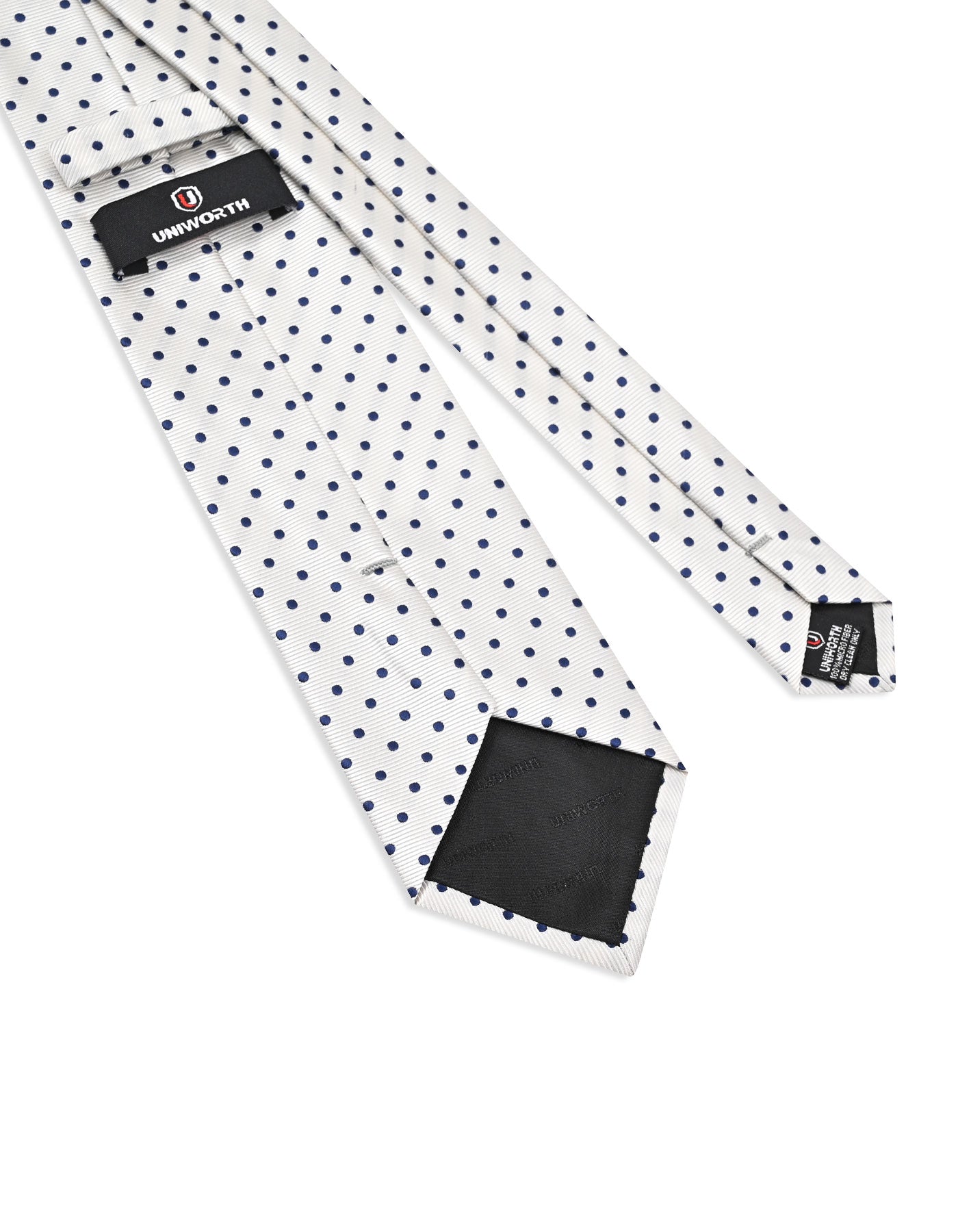 Off White Dotted Tie