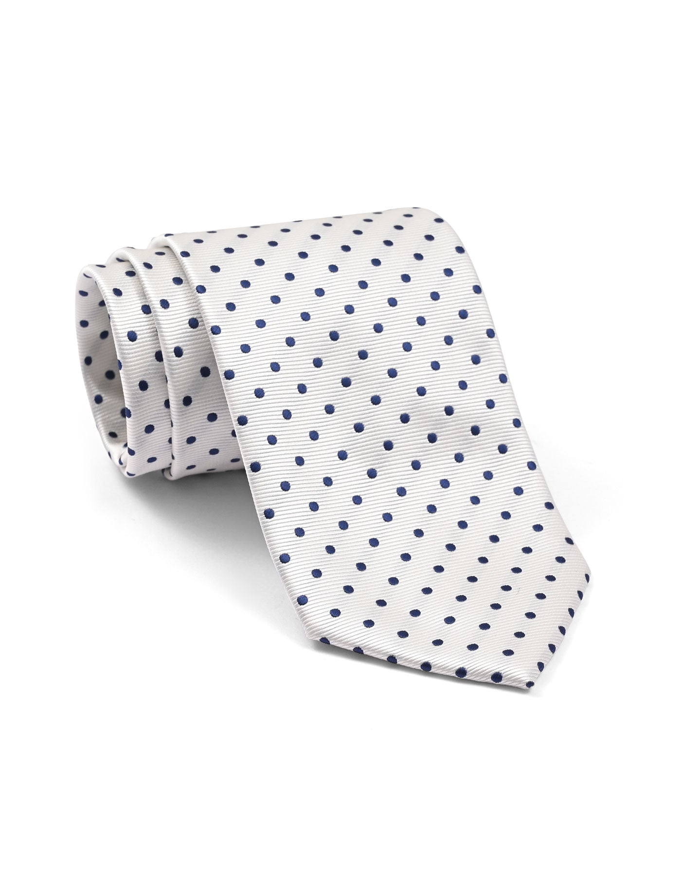 Off White Dotted Tie