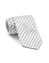 Off White Dotted Tie