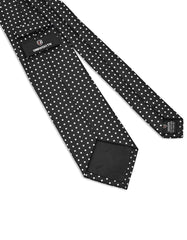 Black Dotted Tie