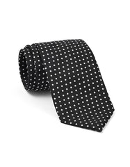 Black Dotted Tie