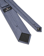 Navy Blue Geometric Tie