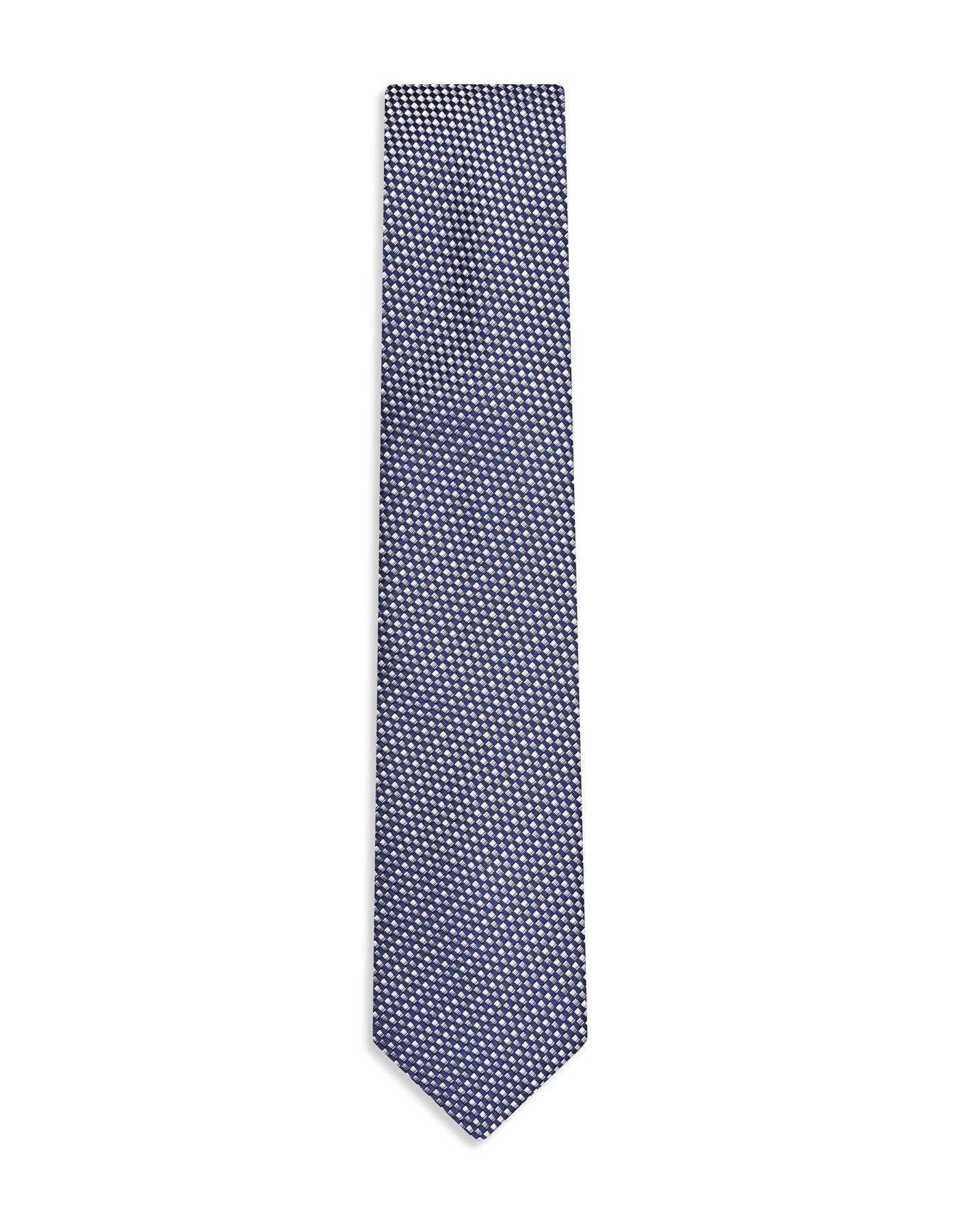 Navy Blue Geometric Tie