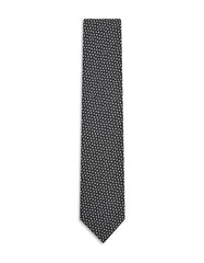 Black Floral Tie