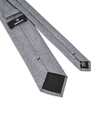 Grey Paisley Tie